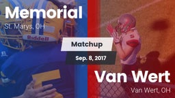 Matchup: Memorial vs. Van Wert  2017
