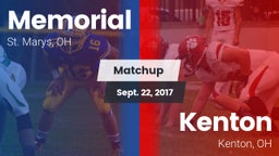 Matchup: Memorial vs. Kenton  2017