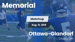 Matchup: Memorial vs. Ottawa-Glandorf  2018