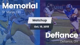 Matchup: Memorial vs. Defiance  2018