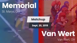 Matchup: Memorial vs. Van Wert  2019