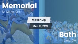 Matchup: Memorial vs. Bath  2019