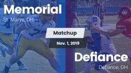 Matchup: Memorial vs. Defiance  2019