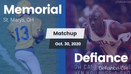 Matchup: Memorial vs. Defiance  2020