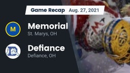 Recap: Memorial  vs. Defiance  2021