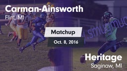 Matchup: Carman-Ainsworth vs. Heritage  2016