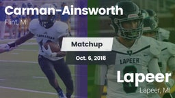 Matchup: Carman-Ainsworth vs. Lapeer   2018
