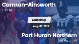 Matchup: Carman-Ainsworth vs. Port Huron Northern  2019