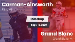 Matchup: Carman-Ainsworth vs. Grand Blanc  2020