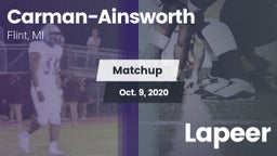 Matchup: Carman-Ainsworth vs. Lapeer 2020