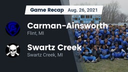Recap:  Carman-Ainsworth   vs. Swartz Creek  2021