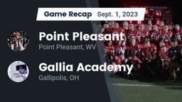 Recap: Point Pleasant  vs. Gallia Academy 2023