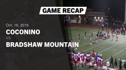 Recap: Coconino  vs. Bradshaw Mountain  2015