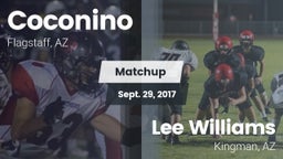 Matchup: Coconino  vs. Lee Williams  2017