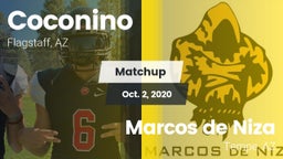Matchup: Coconino  vs. Marcos de Niza  2020