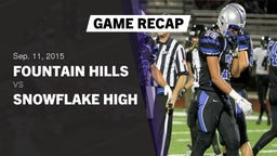 Recap: Fountain Hills  vs. Snowflake High 2015
