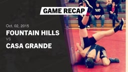 Recap: Fountain Hills  vs. Casa Grande  2015