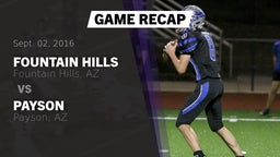 Recap: Fountain Hills  vs. Payson  2016