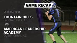 Recap: Fountain Hills  vs. American Leadership Academy 2016
