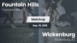 Matchup: Fountain Hills vs. Wickenburg  2016