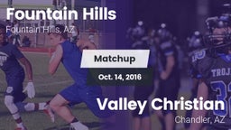 Matchup: Fountain Hills vs. Valley Christian  2016
