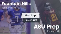 Matchup: Fountain Hills vs. ASU Prep  2016