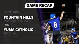 Recap: Fountain Hills  vs. Yuma Catholic  2016