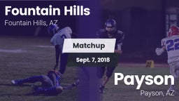 Matchup: Fountain Hills vs. Payson  2018