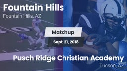 Matchup: Fountain Hills vs. Pusch Ridge Christian Academy  2018