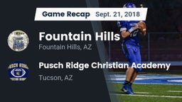 Recap: Fountain Hills  vs. Pusch Ridge Christian Academy  2018