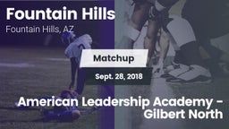 Matchup: Fountain Hills vs. American Leadership Academy - Gilbert North 2018