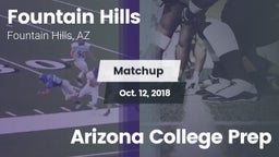 Matchup: Fountain Hills vs. Arizona College Prep 2018