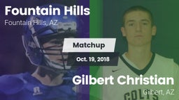 Matchup: Fountain Hills vs. Gilbert Christian  2018