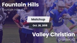 Matchup: Fountain Hills vs. Valley Christian  2018