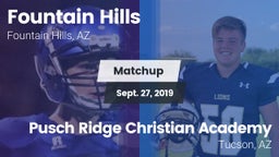Matchup: Fountain Hills vs. Pusch Ridge Christian Academy  2019