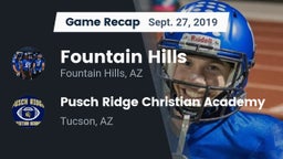Recap: Fountain Hills  vs. Pusch Ridge Christian Academy  2019