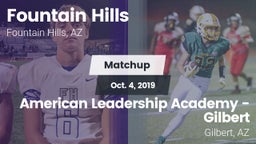 Matchup: Fountain Hills vs. American Leadership Academy - Gilbert  2019