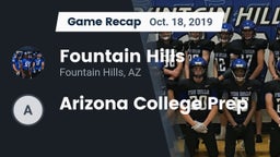 Recap: Fountain Hills  vs. Arizona College Prep 2019