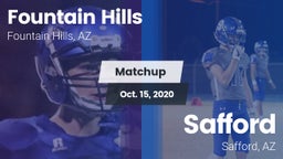 Matchup: Fountain Hills vs. Safford  2020
