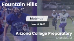 Matchup: Fountain Hills vs. Arizona College Preparatory  2020