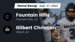 Recap: Fountain Hills  vs. Gilbert Christian  2023