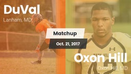 Matchup: DuVal vs. Oxon Hill  2017