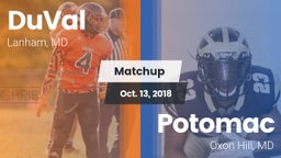 Matchup: DuVal vs. Potomac  2018