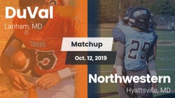 Matchup: DuVal vs. Northwestern  2019