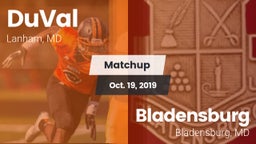 Matchup: DuVal vs. Bladensburg  2019