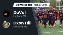 Recap: DuVal  vs. Oxon Hill  2021