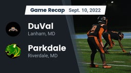 Recap: DuVal  vs. Parkdale  2022