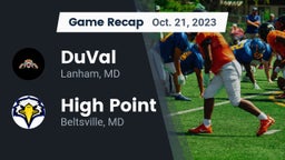 Recap: DuVal  vs. High Point  2023