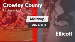 Matchup: Crowley County vs. Ellicott 2016
