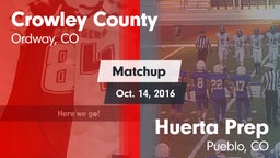 Matchup: Crowley County vs. Huerta Prep  2016